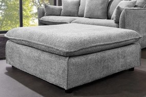 Taburete confortabil, suport pentru picioare Heaven 100cm, boucle gri