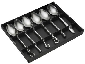 Set 6 linguri din inox, în cutie de cadou Jean Dubost Forged