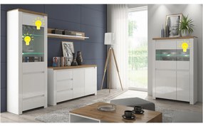 Iluminat cu LED, 4 puncte, alb, ARYAN/LINDY/VILGO/TIFFY