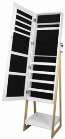 Brandy 01 Dulap de bijuterii cu oglinda + rafturi 5773-Alb - Modern