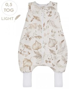 Sac de dormit cu picioare, bumbac muselina 0.5 Tog, Boho, S 86 92 98, 12-36 luni