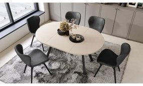 Masă de dining ARTUR bej/negru