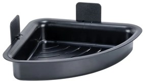 Raft pentru baie negru autoadeziv din plastic Parma – Allstar