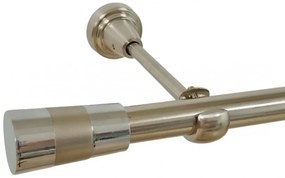 Galerie simpla fara inele valeo crom 19 mm inox (Alege marime: 120 cm)