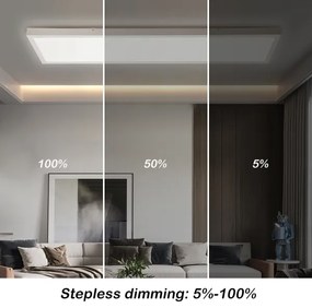 Brilagi-LED Corp de iluminat LED reglabil pentru baie FRAME SMART LED/50W/230V IP44 alb + telecomandă