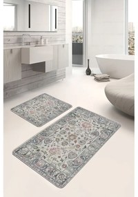 Covorașe de baie gri 2 buc. 60x100 cm – Mila Home