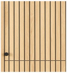 Șifonier în culoare naturală cu aspect de lemn de stejar 51x200x60 cm Albany – Actona