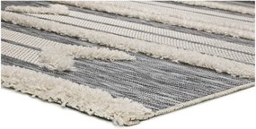 Covor Universal Cheroky Line, 55 x 110 cm, alb - gri