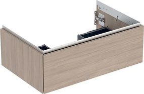 Dulap baza suspendat Geberit One stejar bej 75 cm