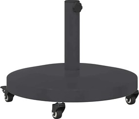 vidaXL Bază pentru umbrelă Gri închis 48 x 48 x 32 cm