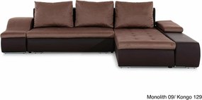 Colțar lemn masiv Extensibil Opal Depozitare 296x200cm Personalizabil - Monolith 09/ Kongo 129