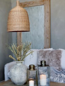 Vas decorativ din polirasină, finisaj crem antichizat, „Antique Pot”