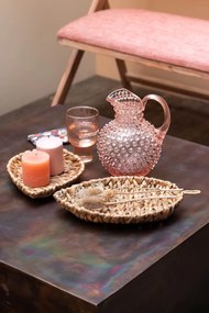 Set 2 cosuri decorative, in forma de fruza, din zambila de apa, Leaf