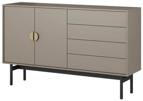 Comodă Stellia S5  (cappuccino + negru). 1099087