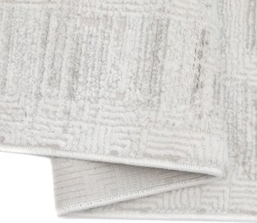 Covor Modern Living, Dormitor Dreptunghiular Porto 0584A Gri (Alege dimensiunea: 100 x 200)