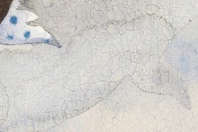 Fototapet, Koi, Blue, Rebel Walls