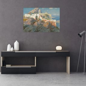 Tablou - William Stanley Haseltine, Santa Maria a Cetrella, Anacapri, reproducere (90x60 cm)