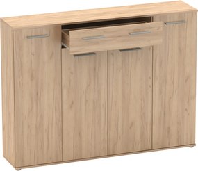 Dulap pentru pantofi, stejar artisan, ALEXIS