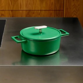 Cratiță cu capac din fontă 2 l adecvată pentru plita cu inducție Mattia 3.0 – FABINI