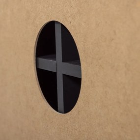 Comodă TV negru-mat din lemn de pin 154x56x44 cm Gunnar – WOOOD