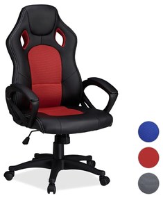 Scaun gamer cu spatar matlasat in 3 culori - basic