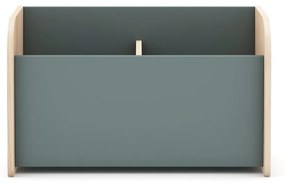 Bibliotecă de copii verde prăfuit 70x42x35 cm Esteban – Marckeric