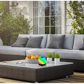 Lampă LED RGB reîncărcabilă de masă Briloner 7462015 LED/1,5W/5V IP44 negru