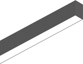 Lustra LED profesionala 36W 3000K FLUO WIDE 1800 neagra 192567