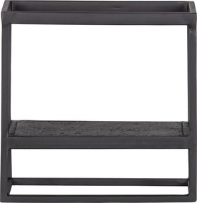 Raft metalic CASTO 40x40 cm, negru