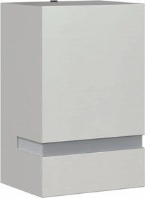 vidaXL Corp de iluminat exterior de perete, argintiu, oțel inoxidabil