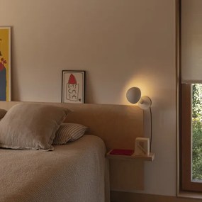 Lampă de masă cu clemă FARO 56101 2 în 1 BELA 1xE27/15W/230V alb