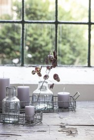 IB Laursen Lumanare decorativa cilindrica violet, DUSTY LILAC 15 cm