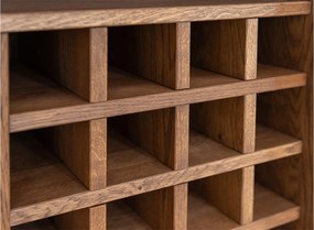 Comodă stejar masiv Bar Madison, 101 × 45 × 101 cm