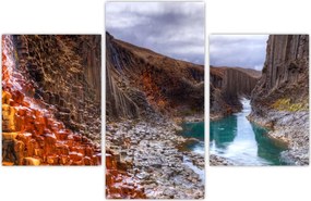 Tablou - Canionul Studlagil (90x60 cm)