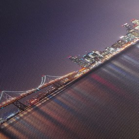 Tablou cu privirea spre San Francisco, California (70x50 cm)