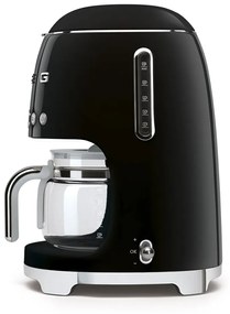 Aparat de cafea negru cu filtru 50's Retro Style - SMEG