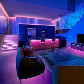 Philips -LED RGB bandă reglabilă SMART STRIP 15m LED/20W/230V 2200-6500K Wi-Fi