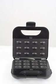 Sandwich-maker ZILAN 5 in 1 ZLN3932, Negru Inox 800 W, 5 tipuri de placi grill, triunghi, sandwich, waffle, nuci,