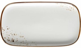 Mäser Tava dreptunghiulară Pintar White cu punctemaro 25 x 14 x 2 cm, S