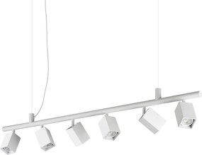 Lustra suspendata DYNAMITE SP6 SQUARE BIANCO