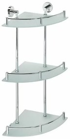 Sticlă SAPHO XR606 X-Round E. raft colțar. triplucu trapă, 27 x 66 x 27 cm