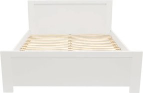 Pat dublu Mazzini Beds Sleep, 140 x 200 cm, alb