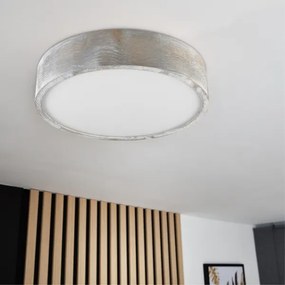 Brilagi - Plafonieră PINO, 2xE27/15W/230V, pin/argintiu, Ø 37,5 cm