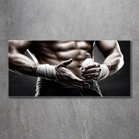 Tablou sticlă acrilică Clădire musculare