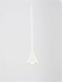 Pendul LED design minimalist NET alb
