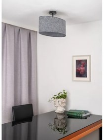 Lustră aplicată Duolla OVAL 1xE27/15W/230V gri