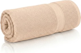 Prosop CLARYSSE ELEGANCE 70x140 cm nisipiu, 100% bumbac