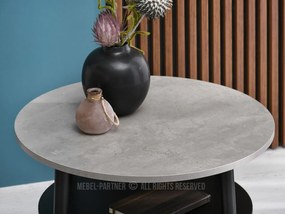 Măsuță de cafea Randolf S (beton + negru). 1111687