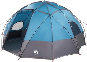 vidaXL Cort cu dome cu acoperiș albastru 475 x 475 x 235 cm tafta