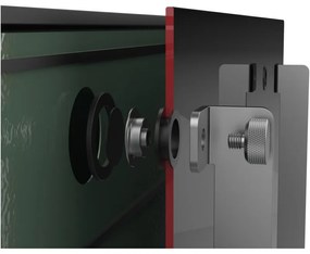 Resigilat: Convector electric AENO AGH0002S, 700W, 30 m², Afisaj LED, Aplicatie mobila, Ultra subtire, Wi-Fi, Negru